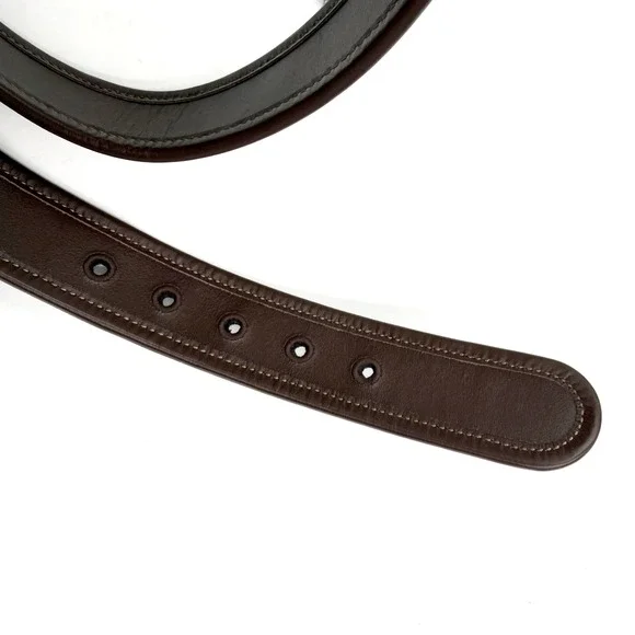 COACH 38 mm Sized SJD Belt Oak Brown Monogram Canvas Leather 42 Inch - Picture 8 of 8